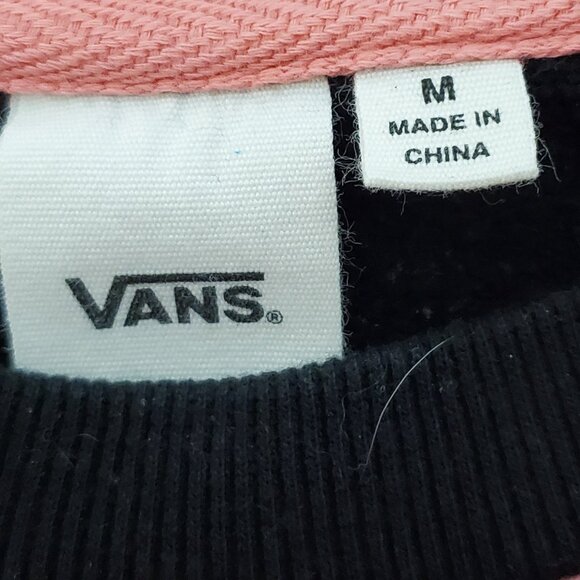 Womens Tops VANS Patchwork Multicolored Sweatshirt Size Medium - Picture 4 of 4